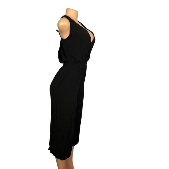 Madewell Black Cropped Jumpsuit - Picture 8 of 10